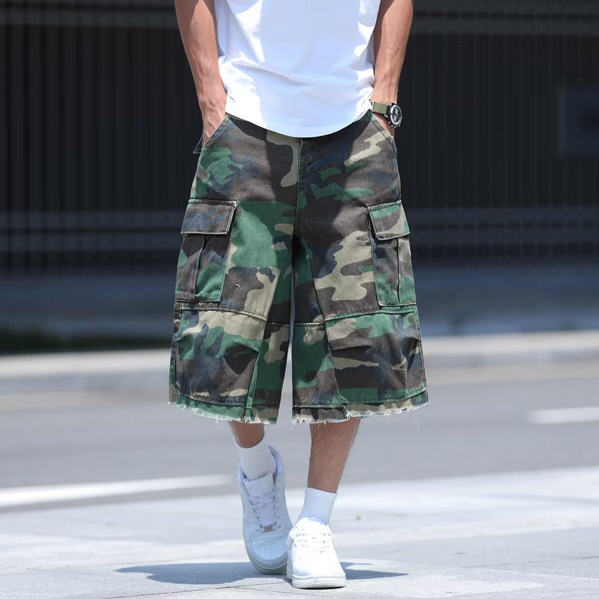 Pu Shuai Camouflage Shorts