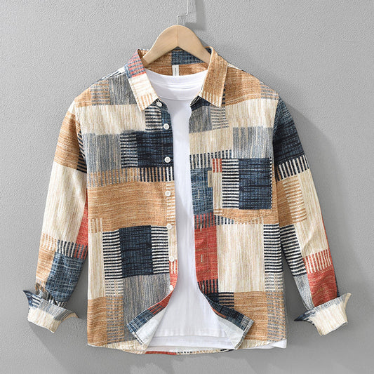 Fashion Printed Long Sleeve Shirt