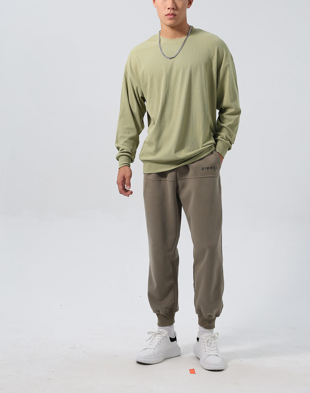Striped Sports Hoodie With A Relaxed Fit And Dropped Shoulder Sleeves