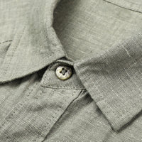 Pure Linen Cardigan Coat Spring And Summer Men's New Long Sleeve