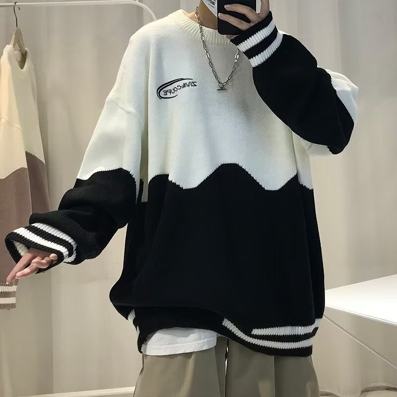 Autumnwinter Crewneck Sweater For Men
