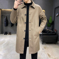 Men's Casual Trench Coat