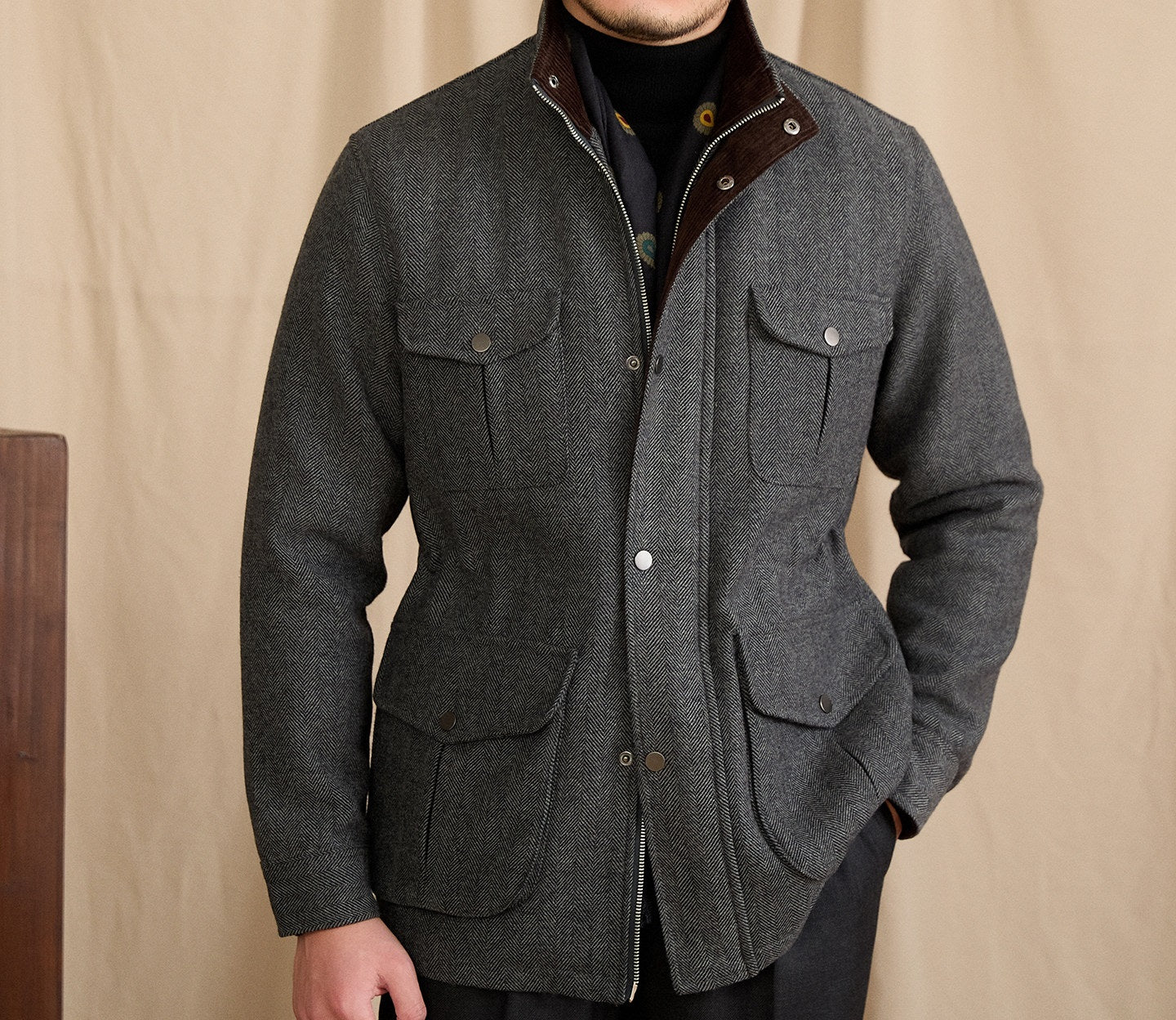 Mens Italian Thermal Jacket