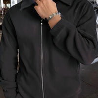 Casual Lapel Jacket Cardigan Men's Fashion