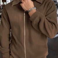Casual Lapel Jacket Cardigan Men's Fashion