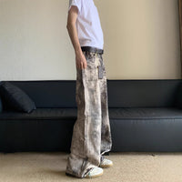 Spring And Summer New 3D Digital Camouflage Printed Denim Trousers For Men