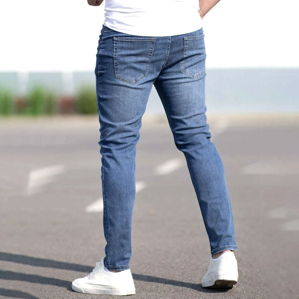 Men's Ripped Denim Jeans