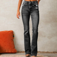Women's Casual Versatile Ripped Jeans