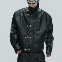 Padded Leather Jacket