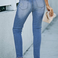 European And American Washed Jeans For Women