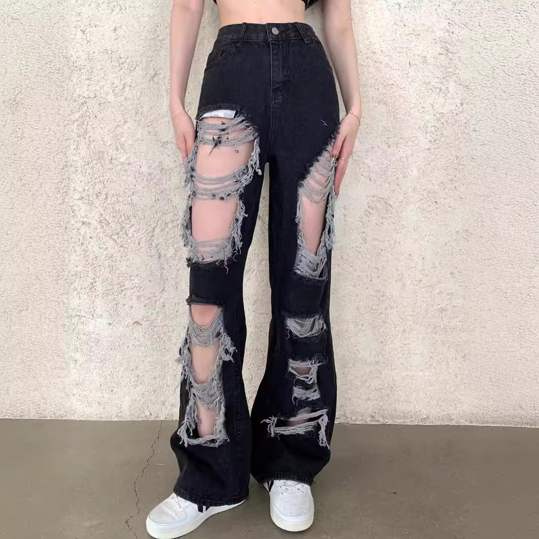Womens Straight-leg Jeans
