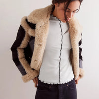 Curling Fake Collar Top