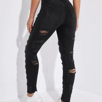 All-match Skinny Denim Trousers For Women