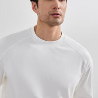 Mens Long-Sleeve  Solid-Color Raglan Sleeve T-shirt