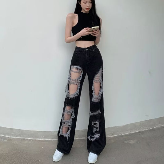 Womens Straight-leg Jeans
