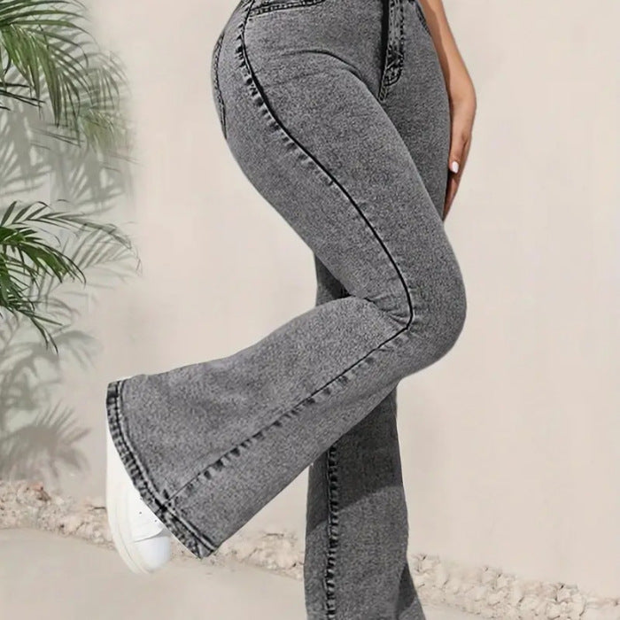 Denim Flared Jeans