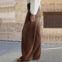 Womens Relaxed-fit Casual Jeans