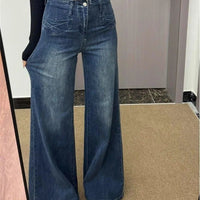 Retro Women's Slightly Flared Jeans That Aren't Tight On The Legs